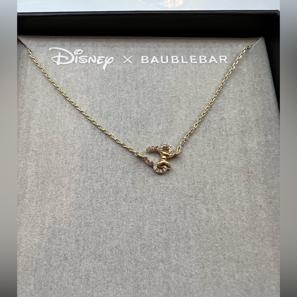 BAUBLEBAR Disney Minnie Mouse Asymmetrical Necklace New In Box - Picture 2 of 3